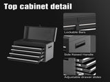 Tool Chest, 5-Drawer Rolling Tool Storage Cabinet with Detachable Top Tool Box, Liner, Universal W2660P180061