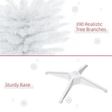 6 foot white Christmas tree with bracket 79075083