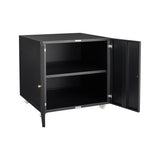 Office furniture Copier Cabinet black 2 door steel copier stand mobile pedestal file Printer Stand W1247131617