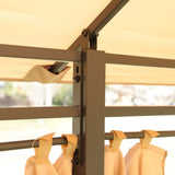 13x10 Outdoor Patio Gazebo Canopy Tent With Ventilated Double Roof And Mosquito net W419P282069