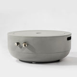 ZUN Small concrete round fire pit bowl W853P193938