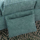 COOLMORE Linen Massage Chaise Lounge Indoor with Remote Control,Ergonomic Electric Massage Long W39539623