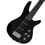 ZUN GIB 5 String Full Size Electric Bass Guitar SS Pickups and Amp Kit for 62747135