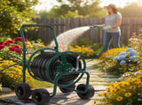 Hose Reel Cart, Hold Up to 250 ft Hose, Garden Water Hose Carts Mobile Tools with 4 Wheels, Heavy 67261565