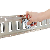 12PCS E Track Tie-Down Rail Kit, Trucks, Vans, Garages, Trailer Tie Down System,4 Pack 5ft W465P262574