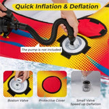 Inflatable Towable Tube for Boating with Drainage 32441709