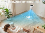US Standard RTW-AR Tower Fan, 110V 45W, 32 Inch, Column Shape, White Plastic Body, Copper Motor, 70992537