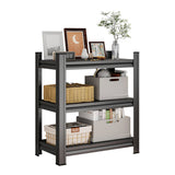 3 Tier Metal Shelf, 31.50 Inch High Freestanding Shelf, Adjustable Divider Unit, Suitable for Home, 20604332