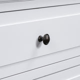 U_STYLE 3-Drawer Nightstand Storage Wood Cabinet WF319366AAK