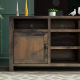 Joshua Creek 84 inch TV Stand Console for TVs up to 95 inches, No Assembly Required, Barnwood Finish GL-B108P160172