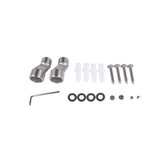 3-Function Silver Brass Shower Diverter Thermostatic Valve Shower Diverter Valve Constant 43244741