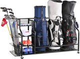 4 Bag Organizer Garage Storage, Extra Large Bag Storage Rack for Bag, Clubs and 32890500