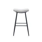 ZUN Counter Height Bar Stool Set of 2 for Dining Room Kitchen Counter Island,Linen fabric Upholstered W1439125932