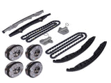 Timing Chain Kit w/ Tensioner Guide & Phaser Replacement for Ford F-150 Edge Fusion, Lincoln 05281063