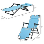 ZUN Folding Lounge Chairs / beach chair （Prohibited by WalMart） 20124088