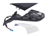 Left Driver Side Mirror Heated Power Fold White Fits for Tesla Model 3 M3 Sedan 2017-2023 ABS 44856285