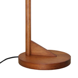 Contemporary Floor Lamp Zensa Brown Floor Lamp 110V, Standing Light for Living Room Centerpiece, B183P315130