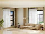 Room Divider Curtain Rod, Adjustable 28"-72"W x 4-10 ft H Heavy-Duty Partition Rod 92523090