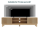 55-inch TV stand, mid-century modern style TV stand , entertainment W1706P465273