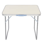 ZUN 70x50x60cm Aluminum Camping Folding Table 79741119