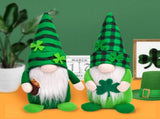 St Patricks Day Gnomes Decorations, 2 Pack Gnomes Plush Lucky Green Shamrock Home Table Decor 92777767