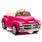 ZUN 12V Kids Ride On truck car w/parents control, Licensed Chevrolet 3100 pickup,electric car for W1396P147018