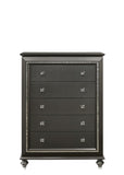 Kaitlyn Metallic Gray Finish Chest B2726P261868