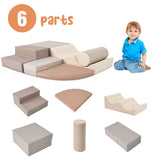 Soft Climb and Crawl Foam Playset 6 in 1, Soft Play Equipment Climb and Crawl Playground for TX307728AAE