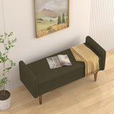 Teddy velvet storage stool, ,with storage space, suitable for apartments, living rooms and W487P205944