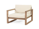 Outdoor Acacia Wood Patio Club Chair, Wood Patio Furniture,Waterproof Thick Cushion Deep Seating for 72310.00BBGE