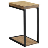 Black and Antique Nutmeg Snack Table B062P145588