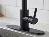 Kitchen Faucet with Pull Down Sprayer Industrial 1 Handle 1 Hole Or 3 Hole Faucet for Farmhouse 16711031