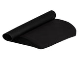3x2x1/2" Beauty Salon Semicircle Anti-fatigue Salon Mat Black 99799260