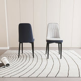 A set of 2 dining chair, modern style chair made of high-quality PU Leather fabric with thick soft W2189P168414