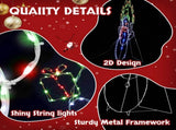 5FT Fun Juggling Snowman Christmas Yard Decorations, Pre-lit 2D Animated Snowman with 358 LED 36893514