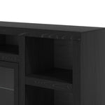 ZUN 75 inch TV Stand Console for TVs up to 90 inches, No Assembly Required, Mocha Finish B108P160183