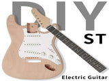 DIY 6 String ST Style Electric Guitar Kits with Mahogany Body, Maple Neck and Accessories 49027132
