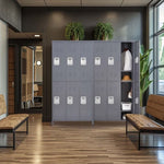 ZUN 6 Door 72"H Metal Lockers With Lock for Employees,Storage Locker Cabinet for Home Gym Office School 70100084