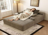 Chaise Lounge Chair Indoor, Oversized Upholstered Sofa Bed, Sleeper Couch Reading Chairs Fluffy W2824P309019