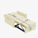 Sofa bed chair 3 in 1 convertible, recliner, single recliner, suitable for small Spaces with W2564P168263