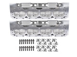 Complete Aluminum Cylinder Heads Fits for SBC Chevy 350 Camaro 190cc 64cc 2.02/1.60-Straight 03848748