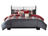 King/Cal King 6 Piece Herringbone Duvet Cover Set B035129175