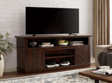 Traditional TV Media Stand Farmhouse Rustic Entertainment Console for TV Up to 65" with Open and W1758109217