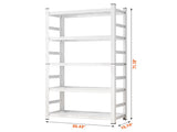 71" H Adjustable Storage Rack, Adjustable Shelves, 2000LBS Five-Tier Shelving Unit, 38809101