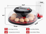 US 12 Egg Incubator with Automatic Egg Turning, Temperature and humidity Control,Auto Water 95368419