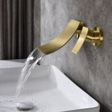Wall mounted bathroom waterfall faucet 09354006