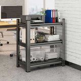 3 Tier Metal Shelf, 31.50 Inch High Freestanding Shelf, Adjustable Divider Unit, Suitable for Home, 20604332