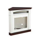 Corner Mantel Cabinet for Living Room or Bedroom with 23 inch Fireplace Insert Heater for the W2393P230132