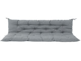 Outdoor Swing Cushions 60 Inch, Waterproof 4" Thick Porch Swing Cushion Replacement with Backrest 89043150