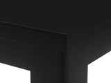 Wood Counter Height Dining Table, Antique Black, 35"D x 59.1"W x 36.5"H N780P503438B